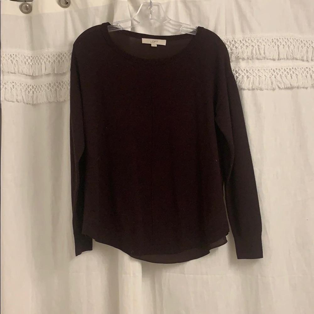 Eggplant sweater